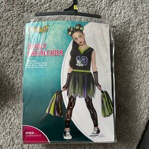 Deadly Cheerleader Kids Costume 8-10